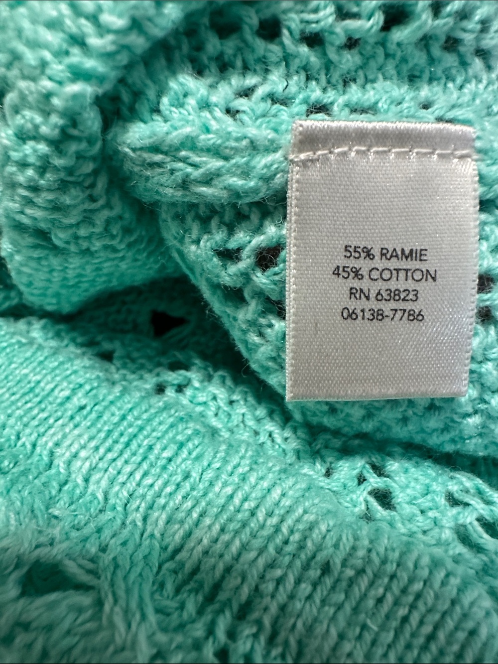 🥕 NWT Christopher & Banks Crochet Cardigan Sweater - Picture 4 of 4